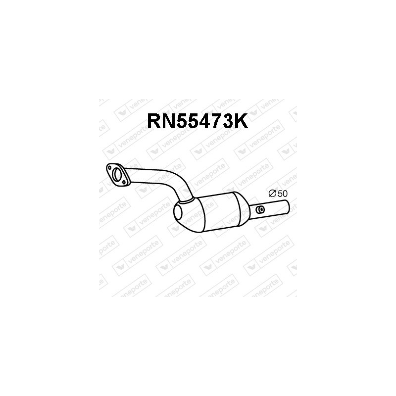 Katalizator RENAULT - 200101697R 200106454R 200107559R