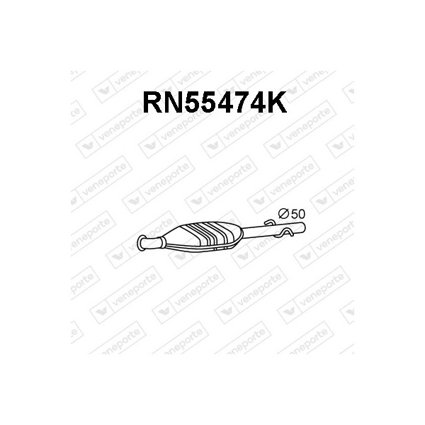 Katalizator RENAULT - 7700308542  