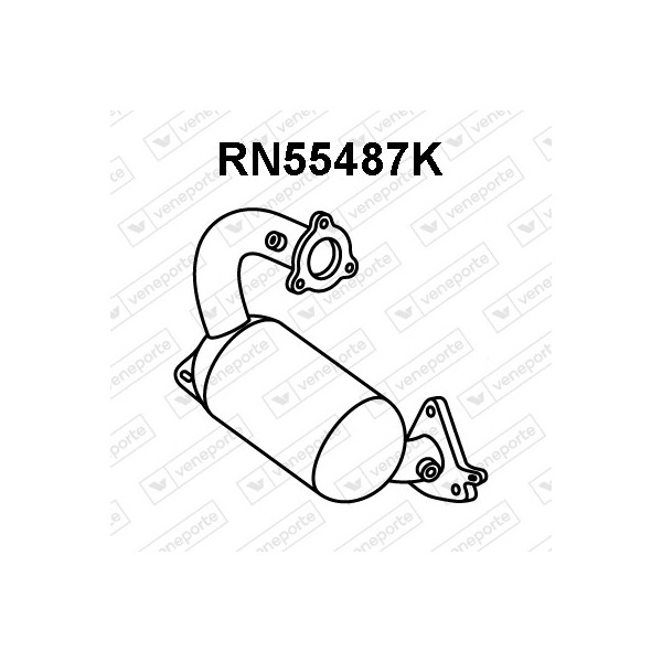 Katalizator RENAULT - 208A00750R 8201057861 