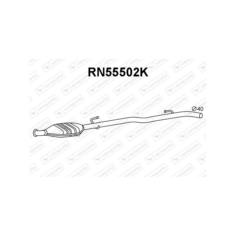 Katalizator RENAULT - 7700426921 8671093344 