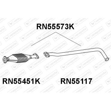 Katalizator RENAULT - 7700421539 7700426400 