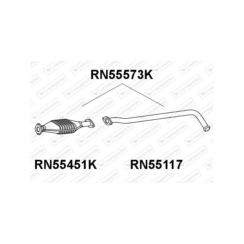 Katalizator RENAULT - 7700421539 7700426400 