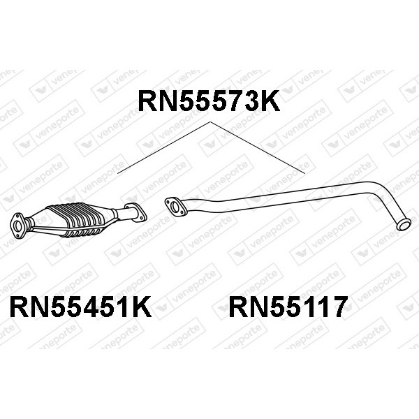 Katalizator RENAULT - 7700421539 7700426400 