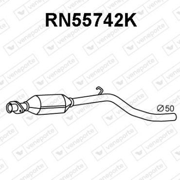 Katalizator RENAULT - 6025103039 6025105863 