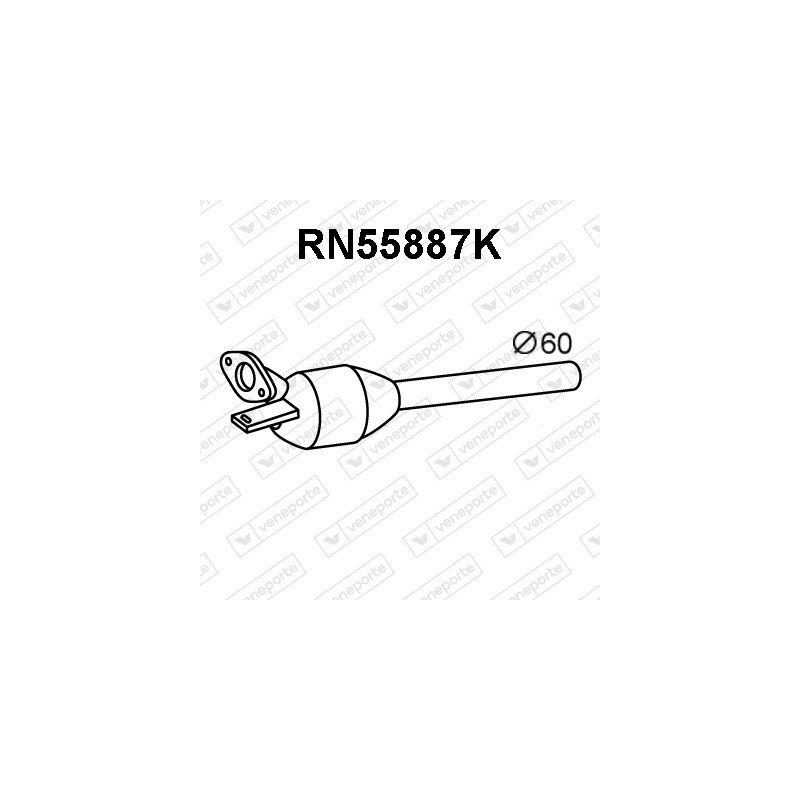 Katalizator RENAULT - 8200172035 8200306038 8200361207