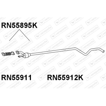 Katalizator RENAULT - 8200292822+8200297285  