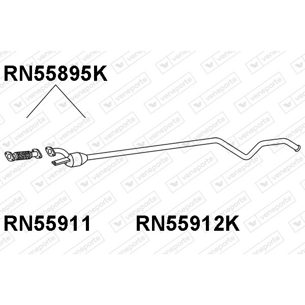 Katalizator RENAULT - 8200292822+8200297285  