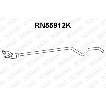 Katalizator RENAULT - 8200017579 8200297285 8200302367