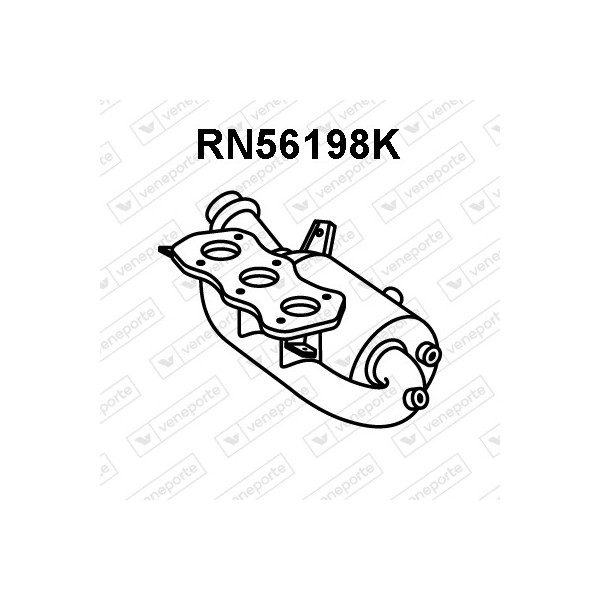 Katalizator RENAULT / SMART - 208025987R 4534901400 