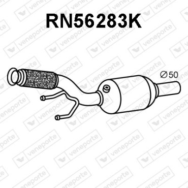 Katalizator MITSUBISHI / NISSAN / RENAULT - 200105023R 200A00790R 200A03058R