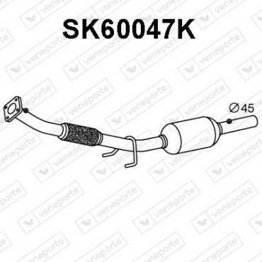 Katalizator SKODA - 6Q0253208TX 6Q0254500X 6Y0253203AX