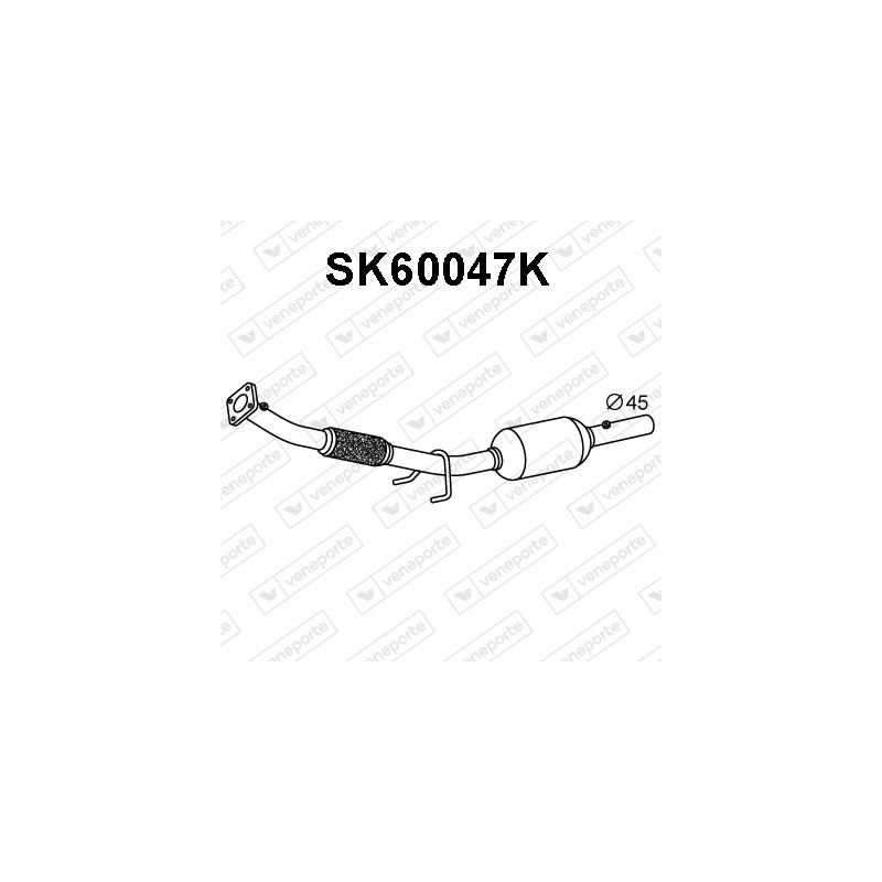 Katalizator SKODA - 6Q0253208TX 6Q0254500X 6Y0253203AX