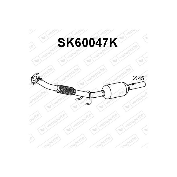 Katalizator SKODA - 6Q0253208TX 6Q0254500X 6Y0253203AX