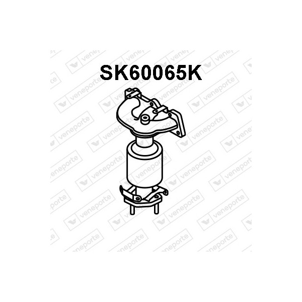 Katalizator SEAT / SKODA / VOLKSWAGEN - 03E253020KX 03E253020LX 03E253020NX