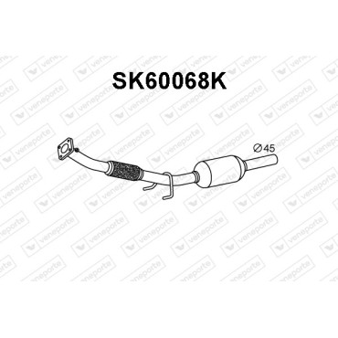 Katalizator SKODA - 600253058BV 600253058BX 6Y0253208AX
