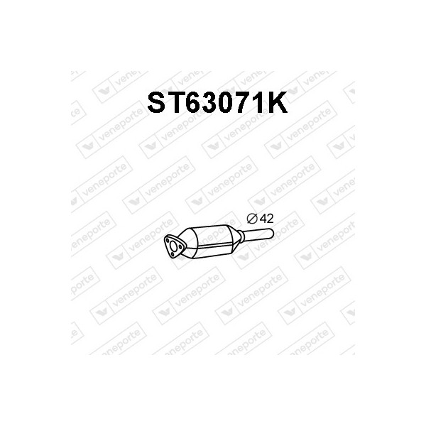 Katalizator SEAT / VOLKSWAGEN - 6K0253058GX 6K0253058HX 6K0253058JX