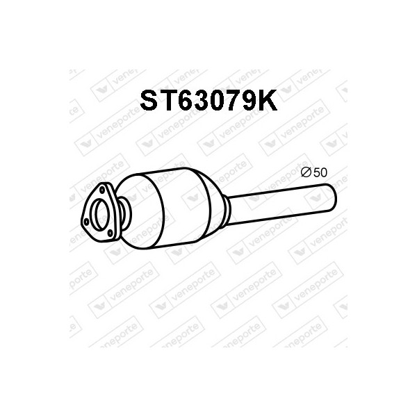 Katalizator FORD / SEAT / VOLKSWAGEN - 028131089V 028131089X 028131701B
