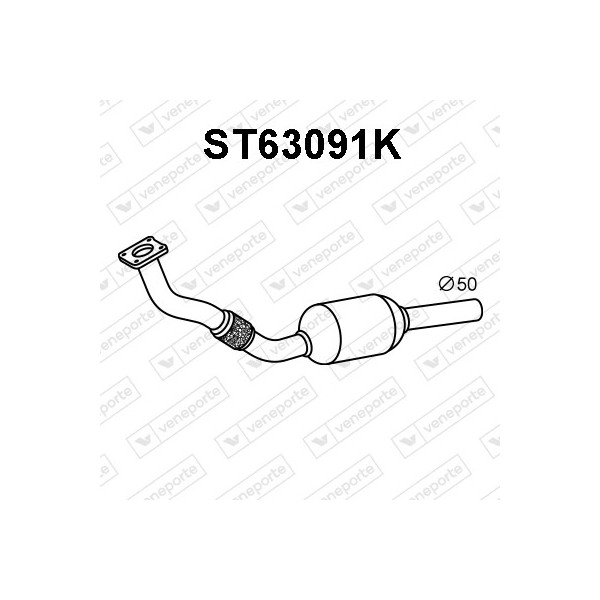 Katalizator SEAT / VOLKSWAGEN - 1L0253085J 6K0253085BV 6K0253085BX