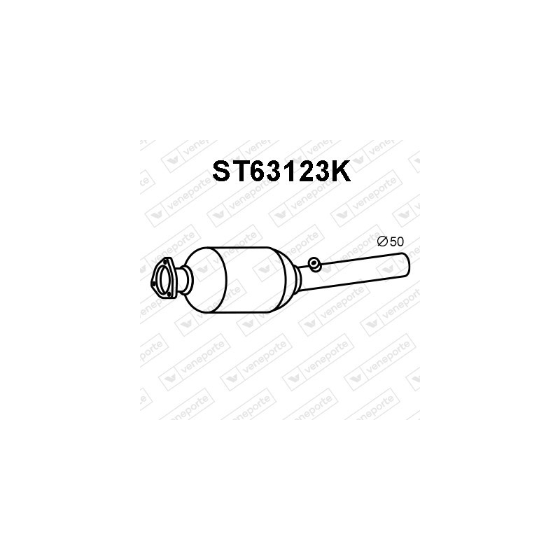 Katalizator SEAT / VOLKSWAGEN - 1J0131089BV 1J0131089BX 
