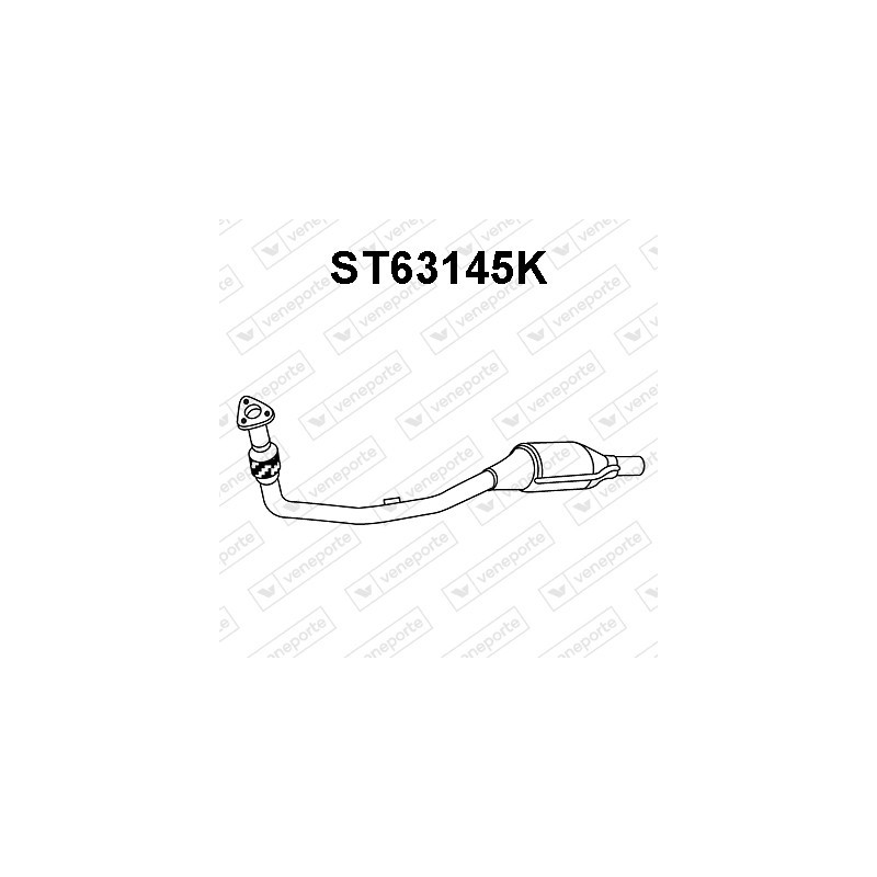 Katalizator SEAT / VOLKSWAGEN - 6N0253058BV 6N0253058BX 6N0253058FV