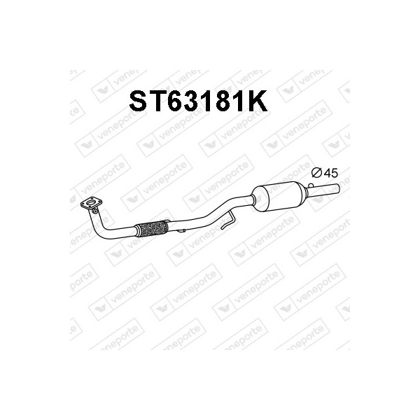 Katalizator SEAT / SKODA / VOLKSWAGEN - 6Q0254501BX 6Q0254501EX 6Q0254501HX