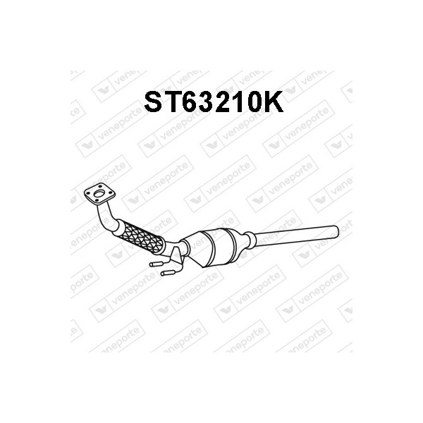 Katalizator SEAT / SKODA / VOLKSWAGEN - 600253058V 600253058X 6Q0253058X