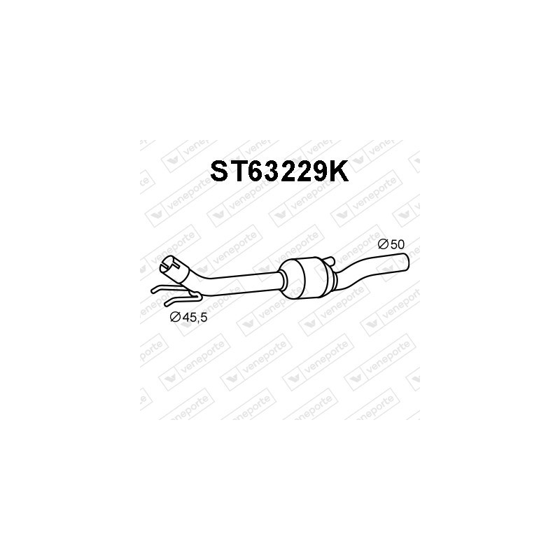 Katalizator SEAT / VOLKSWAGEN - 6K0253058QV 6K0253058QX 6K0253208EG