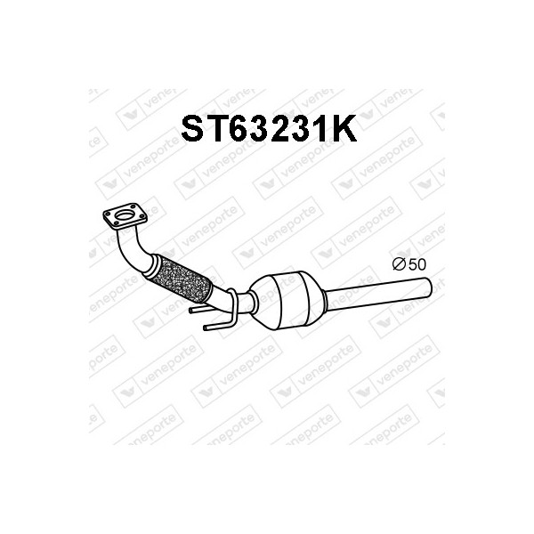Katalizator SEAT / VOLKSWAGEN - 6K0253060AV 6K0253060AX 6K0253060BV