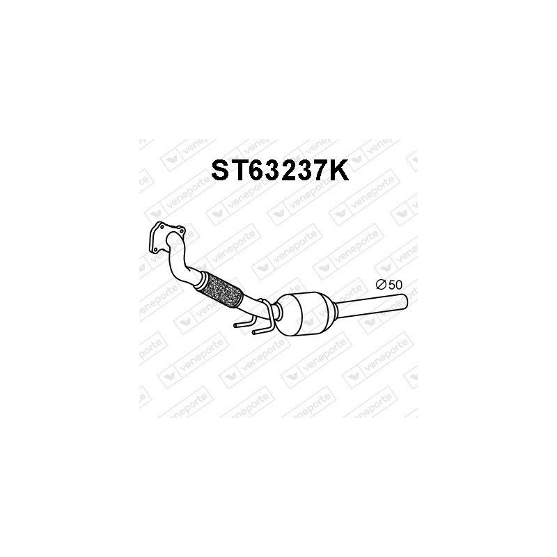 Katalizator SEAT / VOLKSWAGEN - 1H0253058DV 1H0253058DX 1H025358DX