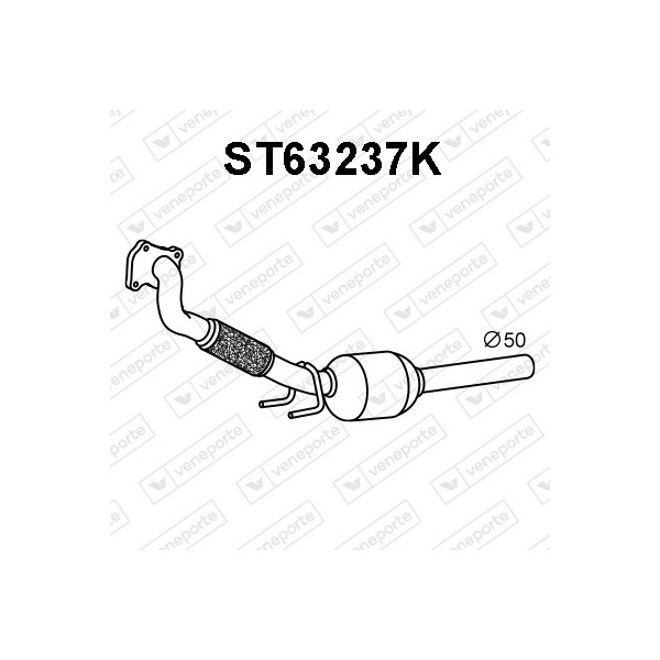 Katalizator SEAT / VOLKSWAGEN - 1H0253058DV 1H0253058DX 1H025358DX