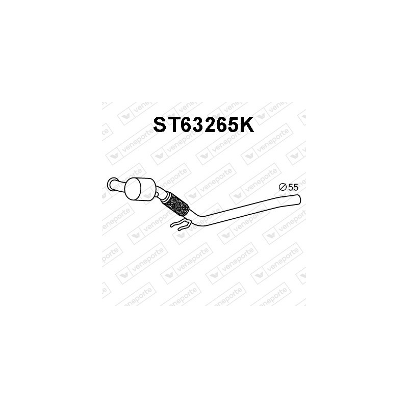 Katalizator AUDI / SEAT / SKODA / VOLKSWAGEN - 1K0254502CX 1K0254502QX 1K0254502SX