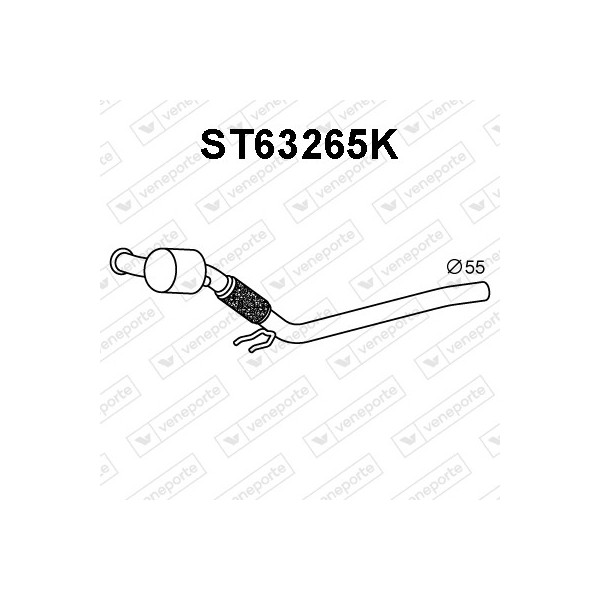 Katalizator AUDI / SEAT / SKODA / VOLKSWAGEN - 1K0254502CX 1K0254502QX 1K0254502SX