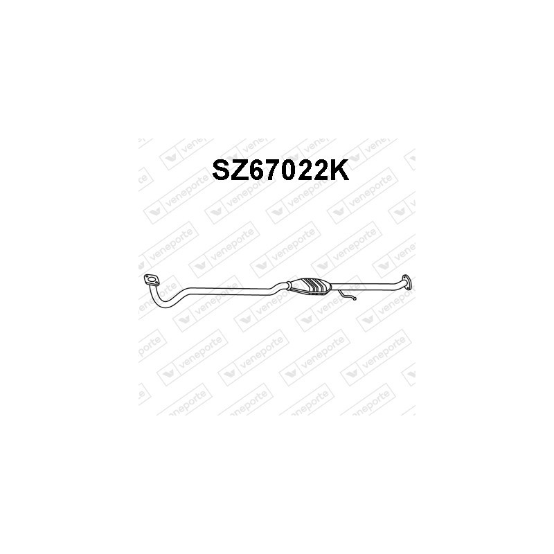 Katalizator SUZUKI - 1419075F10 1419075F11 