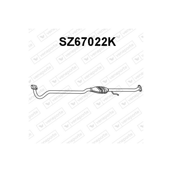 Katalizator SUZUKI - 1419075F10 1419075F11 