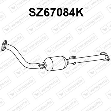 Katalizator SUZUKI - 1425086CD0  