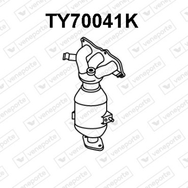 Katalizator TOYOTA - 171400Q020 1714040020 