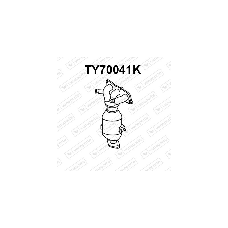 Katalizator TOYOTA - 171400Q020 1714040020 
