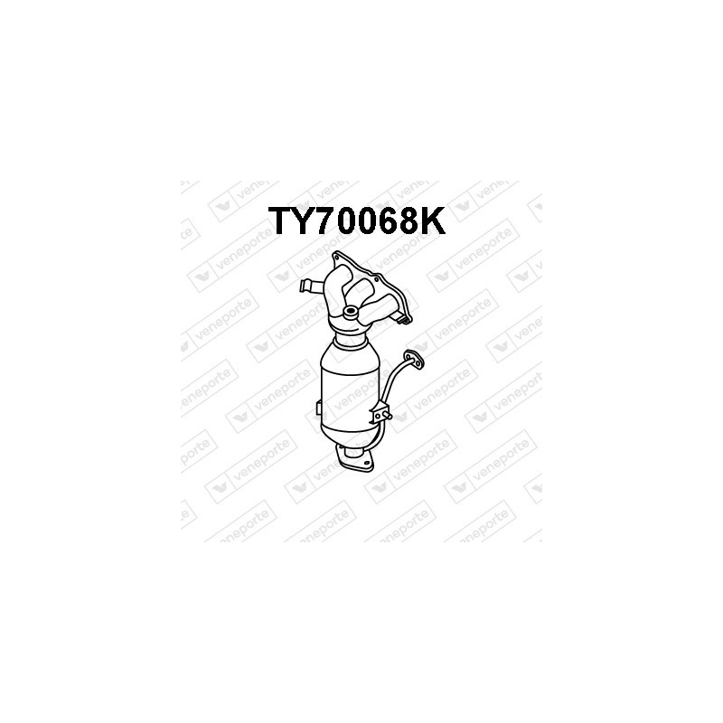Katalizator TOYOTA - 171400Q030 171400Q070 1714040040