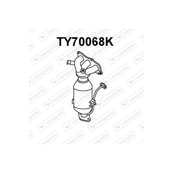 Katalizator TOYOTA - 171400Q030 171400Q070 1714040040