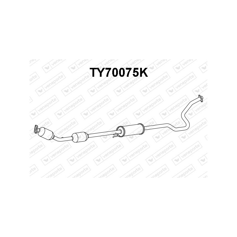Katalizator TOYOTA - 1741021490  