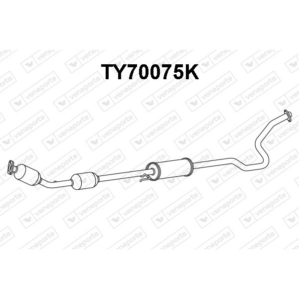 Katalizator TOYOTA - 1741021490  
