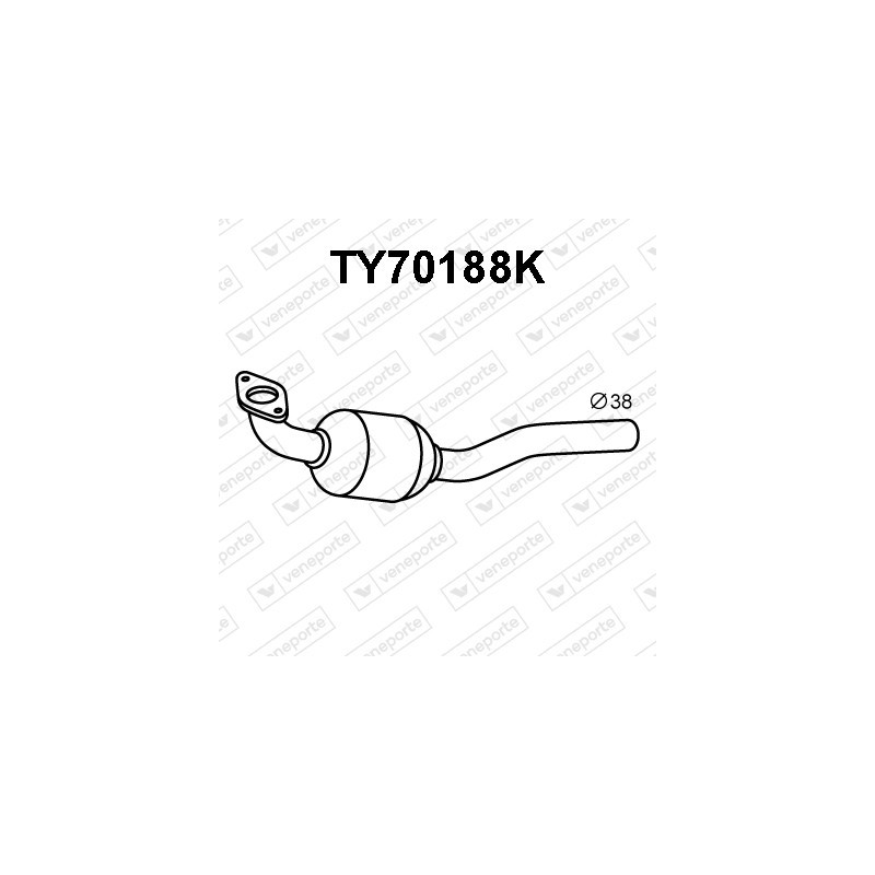 Katalizator TOYOTA - 174100Q070 174100Q100