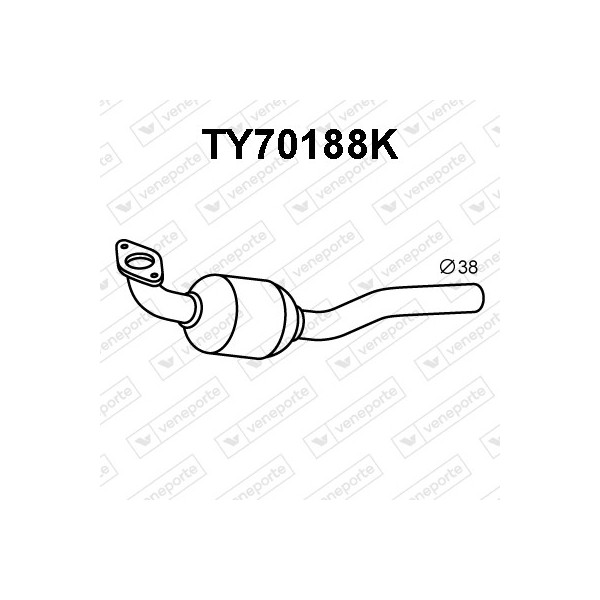 Katalizator TOYOTA - 174100Q070 174100Q100