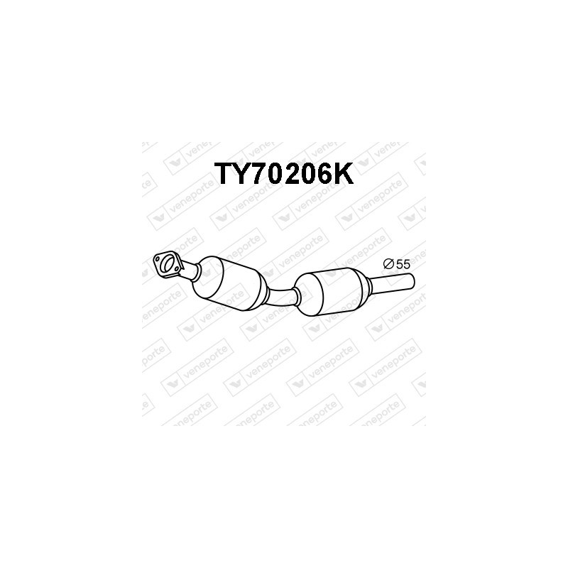 Katalizator LEXUS / TOYOTA - 174100T510-KAT 1741037520-KAT 