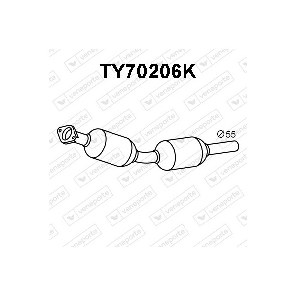 Katalizator LEXUS / TOYOTA - 174100T510-KAT 1741037520-KAT 
