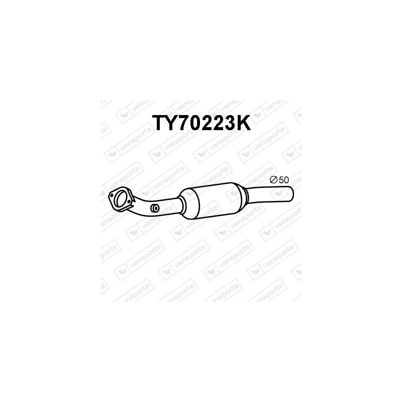 Katalizator TOYOTA - 174100TA90