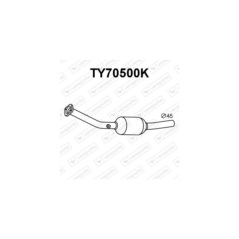 Katalizator TOYOTA - 1741021060 1741021070
