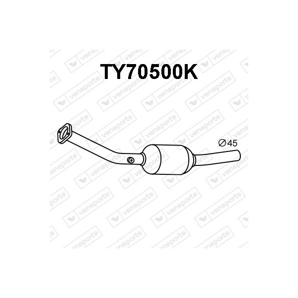 Katalizator TOYOTA - 1741021060-KAT 1741021070-KAT 