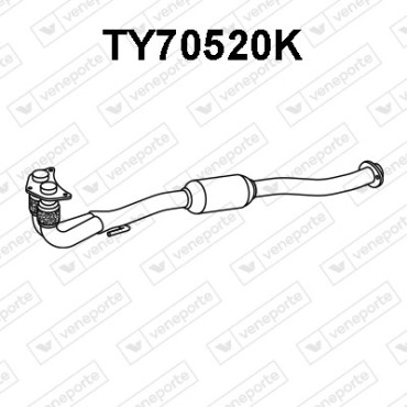 Katalizator TOYOTA - 174100D040  