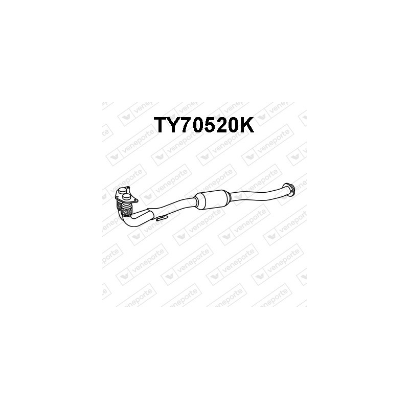 Katalizator TOYOTA - 174100D040  